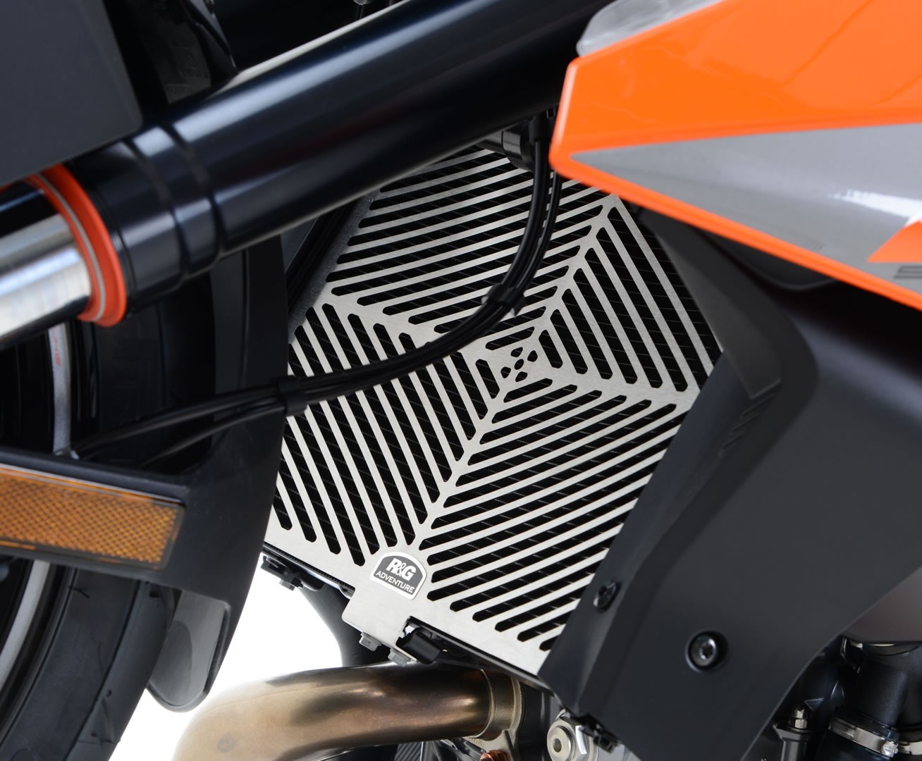 R&G Racing griglia protezione radiatore acqua in acciaio inox per KTM 1290 SUPERDUKE R 2014-2019