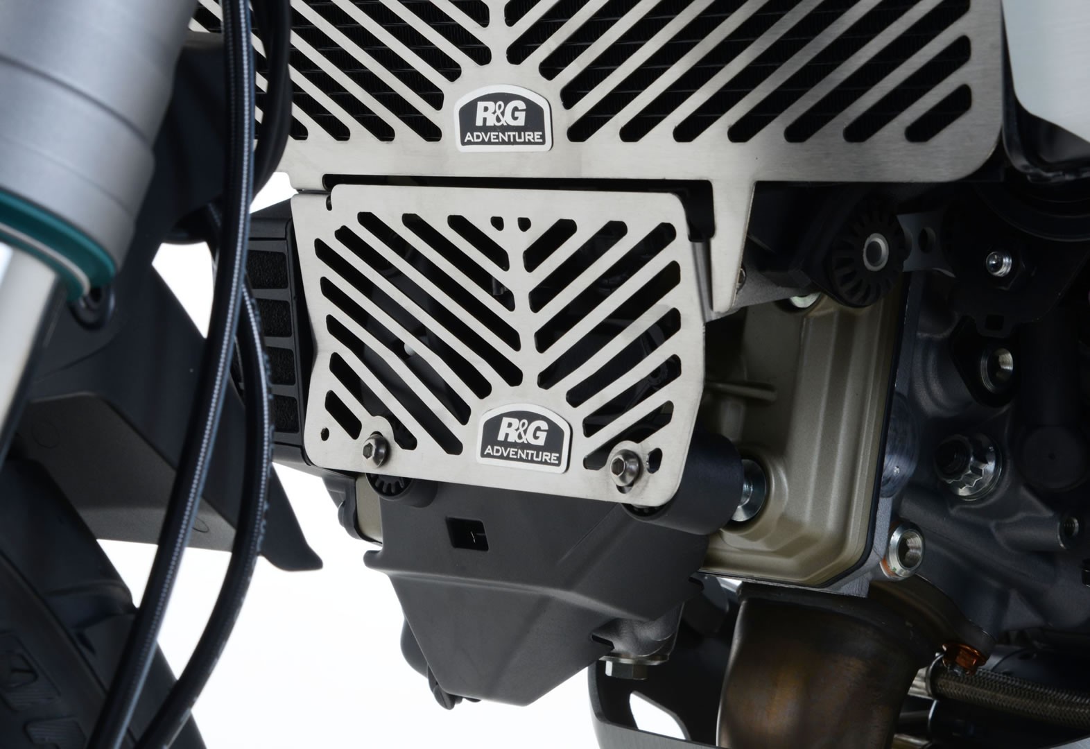 R&G Racing griglia protezione testa acciaio inox per DUCATI MULTISTRADA 1200 /S 2010-2014