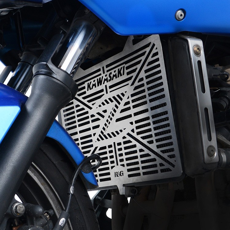 R&G Racing griglia protezione radiatore acqua con logo per KAWASAKI Z 800 E 2013-2016