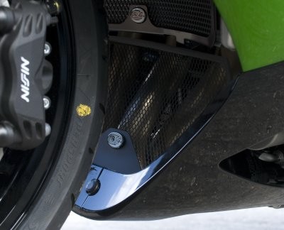 R&G Racing griglia protezione collettori in alluminio per KAWASAKI ZZR 1400 2006-2018