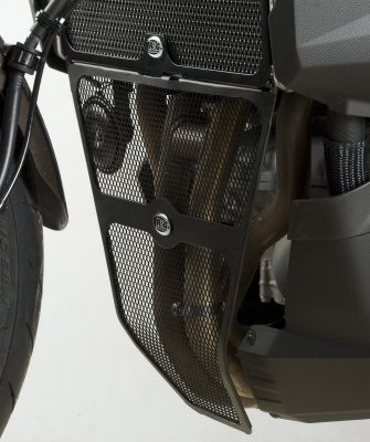 R&G Racing griglia protezione collettori in alluminio per KAWASAKI VERSYS 1000 2012-2018