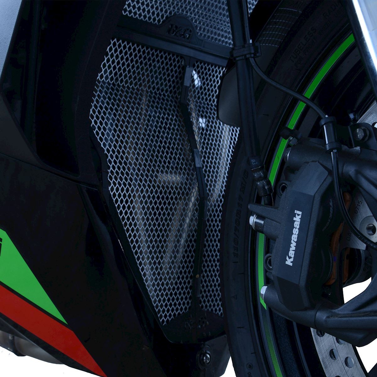 R&G Racing griglia protezione collettori in alluminio per KAWASAKI ZX 25 R 2020-2021