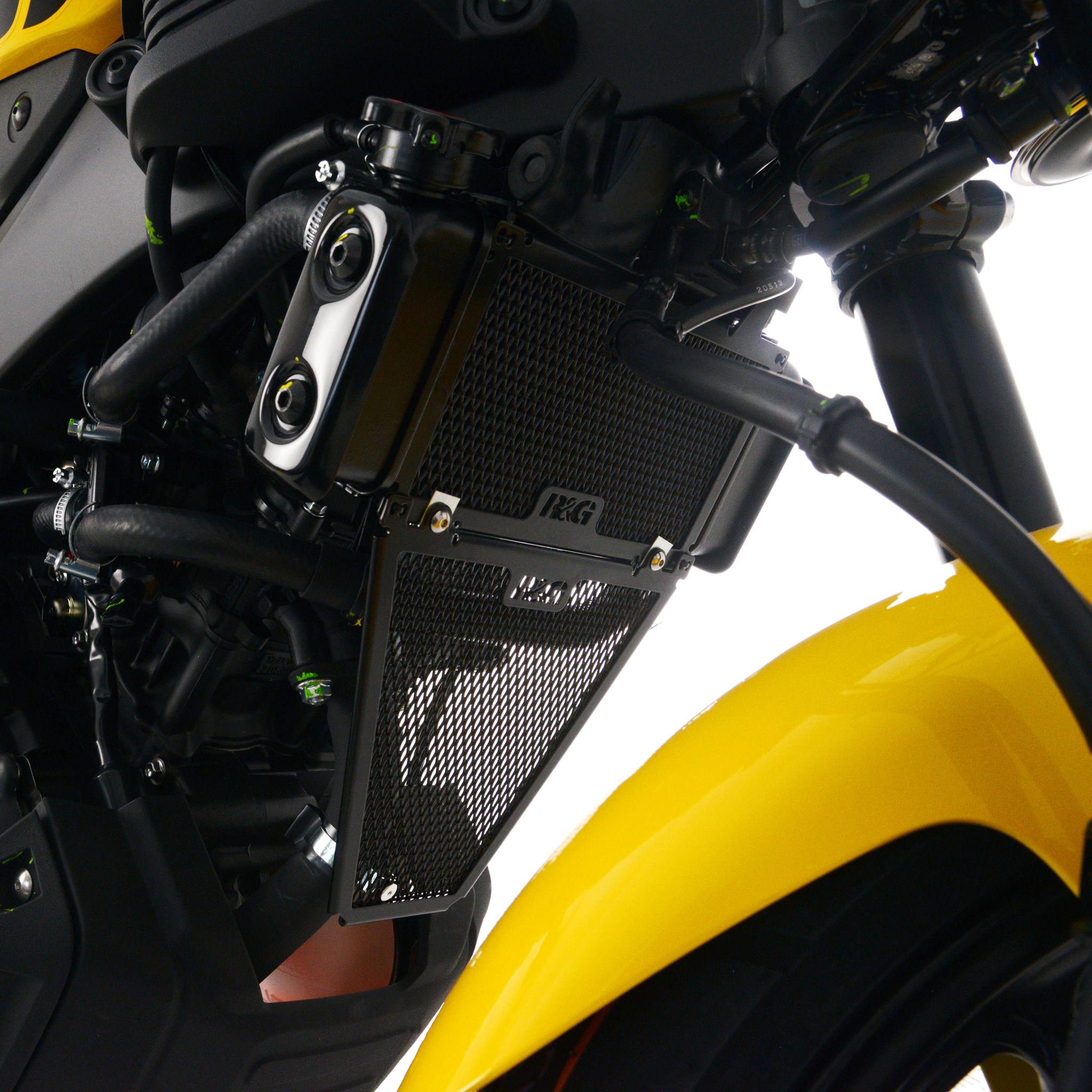 R&G Racing griglia protezione collettori in alluminio per YAMAHA MT 125 2020-2023