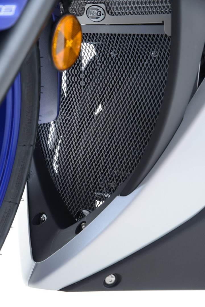 R&G Racing griglia protezione collettori in alluminio per YAMAHA YZF-R25 2014-2015