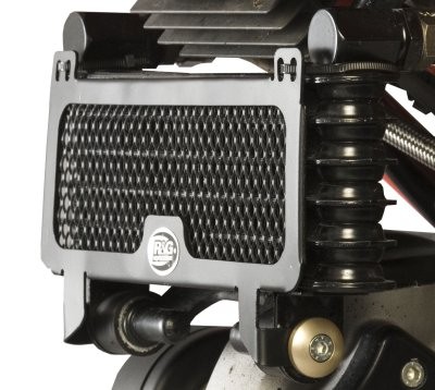 R&G Racing griglia protezione radiatore olio in alluminio per DUCATI HYPERMOTARD 1100 /S 2007-2009