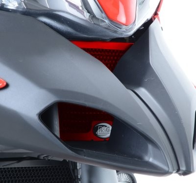 R&G Racing griglia protezione radiatore olio in alluminio per DUCATI MULTISTRADA 1200 /S 2010-2014