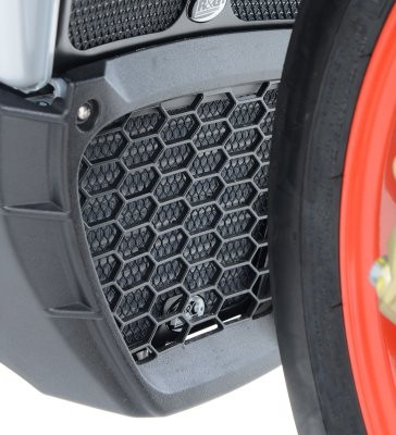 R&G Racing griglia protezione radiatore olio in alluminio per APRILIA TUONO V4 1100 2015-2020