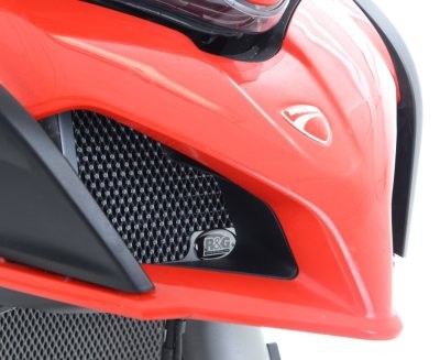 R&G Racing griglia protezione radiatore olio in alluminio per DUCATI MULTISTRADA 1200 /S 2015-2018