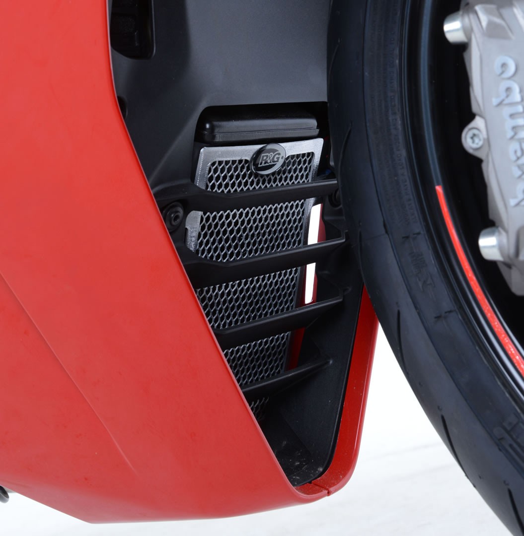 R&G Racing griglia protezione radiatore olio in alluminio per DUCATI SUPERSPORT 939 /S 2017-2020