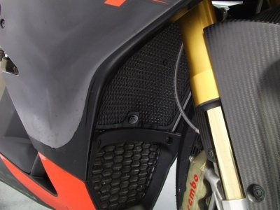 R&G Racing griglia protezione radiatore acqua in alluminio per APRILIA RSV4 2009-2014