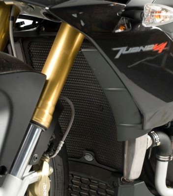 R&G Racing griglia protezione radiatore acqua in alluminio per APRILIA TUONO V4 2011-2014