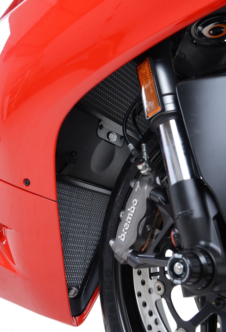 R&G Racing griglia protezione radiatore acqua in alluminio per DUCATI PANIGALE V2 2020-2023
