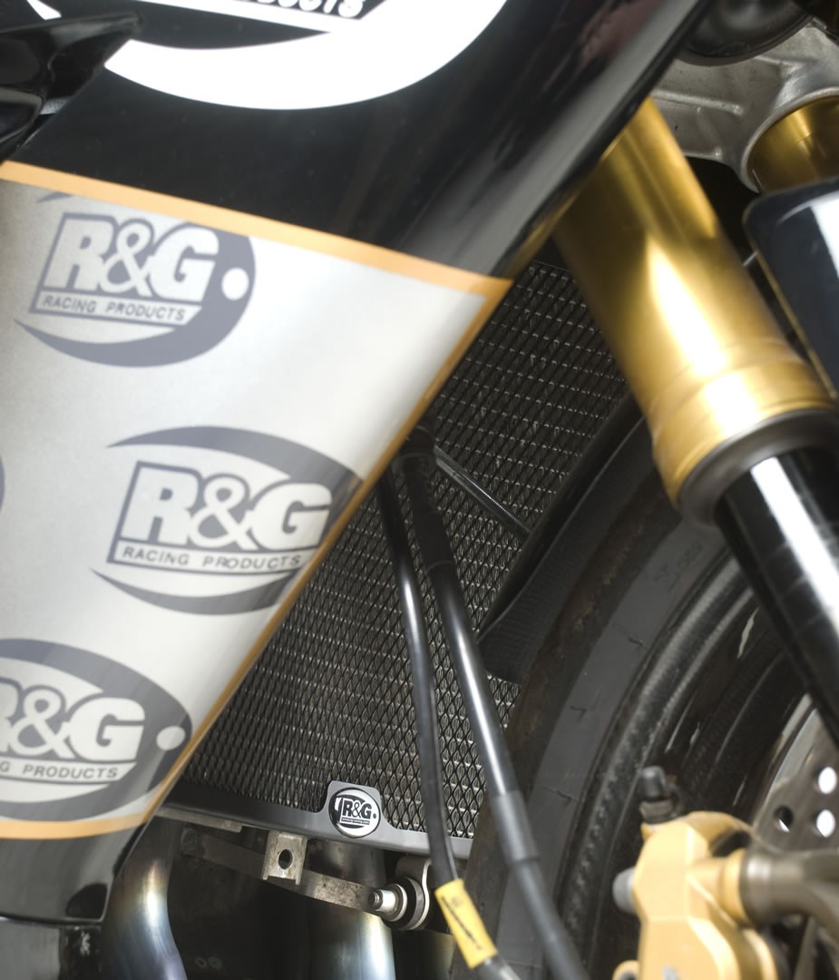 R&G Racing griglia protezione radiatore acqua in alluminio per KAWASAKI ZX 10 R 2004-2005