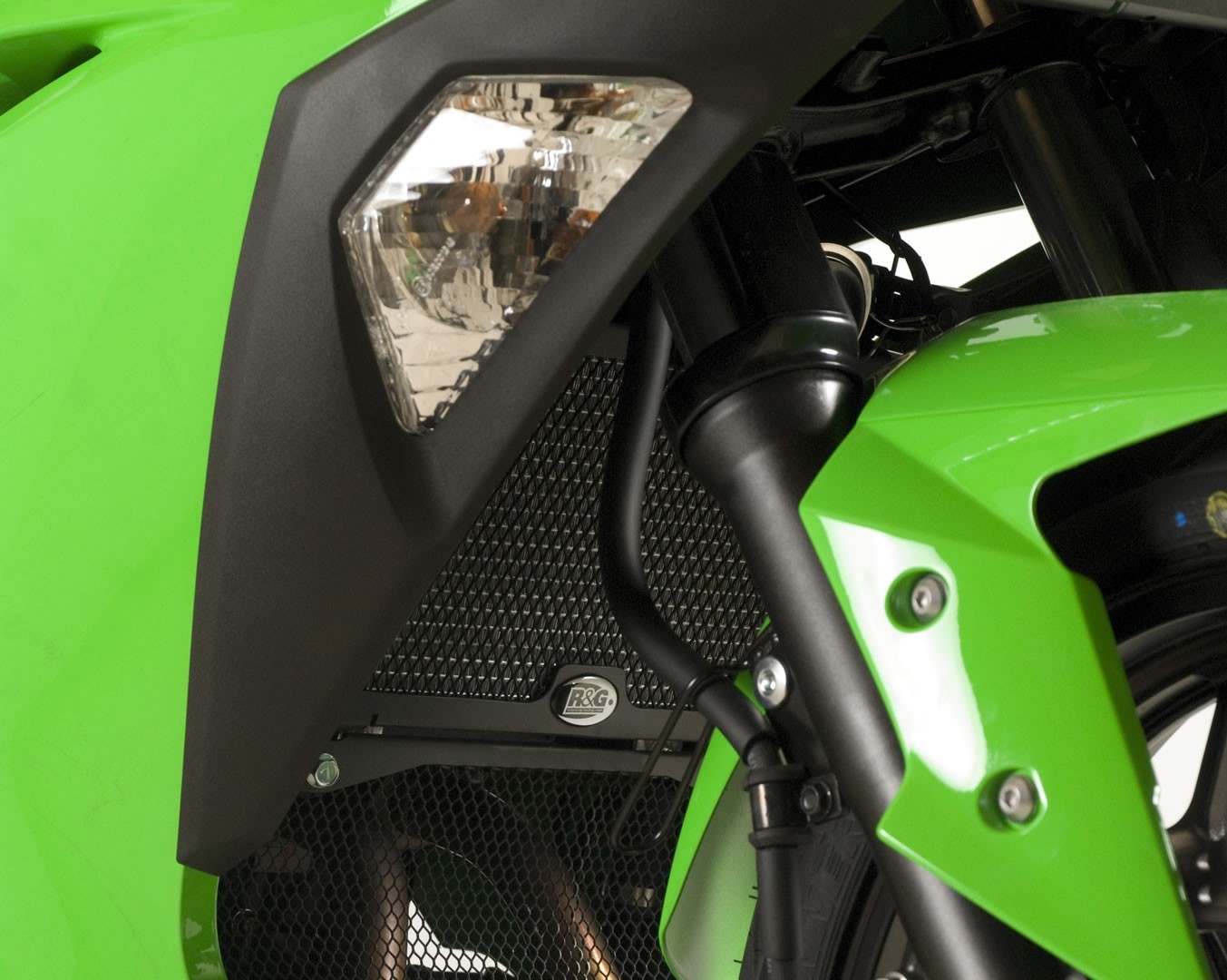 R&G Racing griglia protezione radiatore acqua in alluminio per KAWASAKI NINJA 250 R 2008-2012