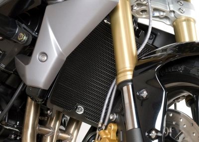 R&G Racing griglia protezione radiatore acqua in alluminio per TRIUMPH STREET TRIPLE 675 /R 2013-2016