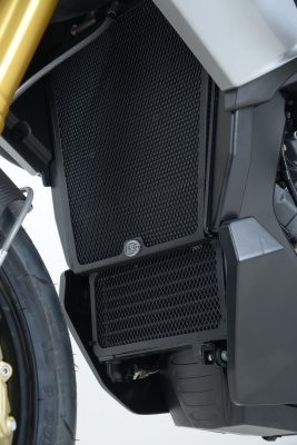 R&G Racing griglia protezione radiatore acqua in alluminio per APRILIA CAPONORD 1200 2013-2016