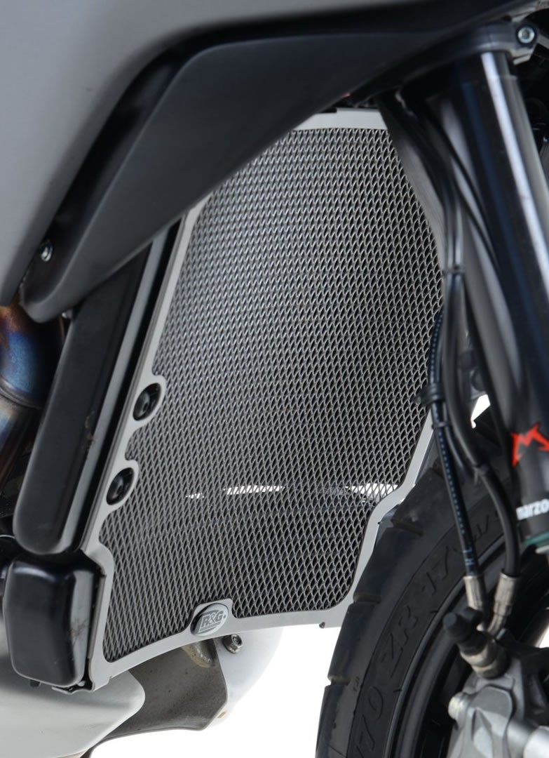 R&G Racing griglia protezione radiatore acqua in alluminio per MV AGUSTA RIVALE 800 2013-2019