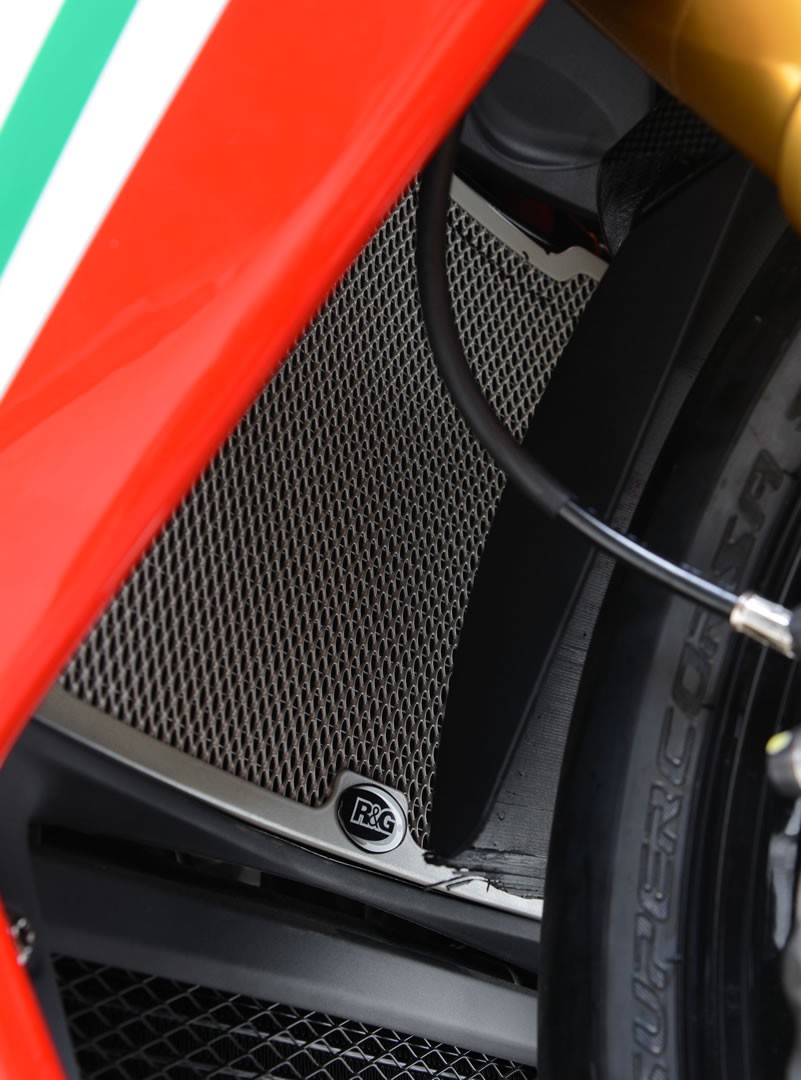 R&G Racing griglia protezione radiatore acqua in alluminio per MV AGUSTA F4 1000 RR 2012-2018