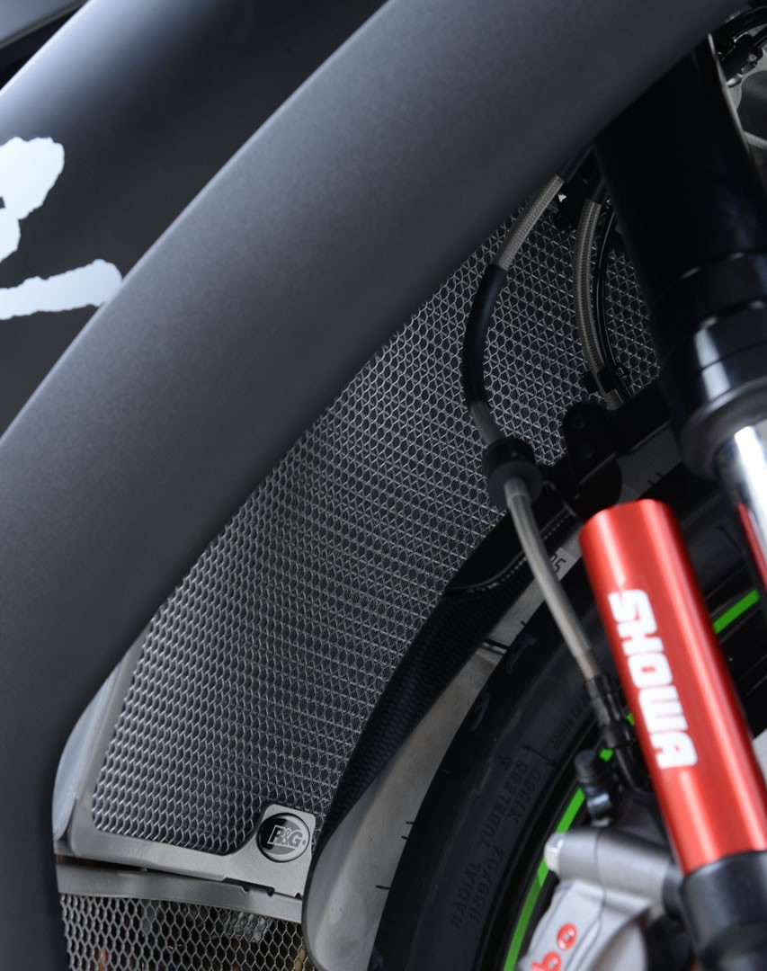 R&G Racing griglia protezione radiatore acqua in alluminio per KAWASAKI ZX 10 R 2008-2015
