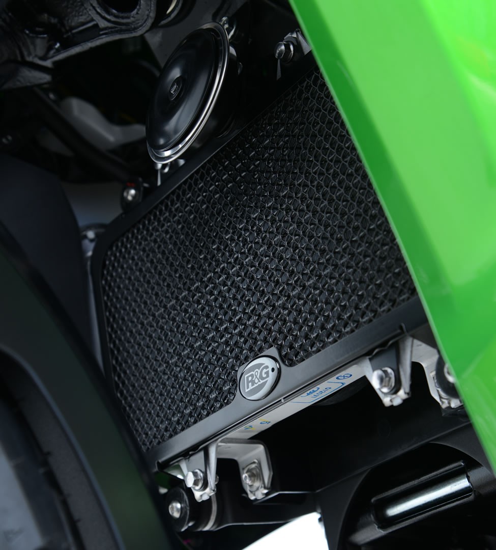 R&G Racing griglia protezione radiatore acqua in alluminio per KAWASAKI VERSYS X 300 2017-2021