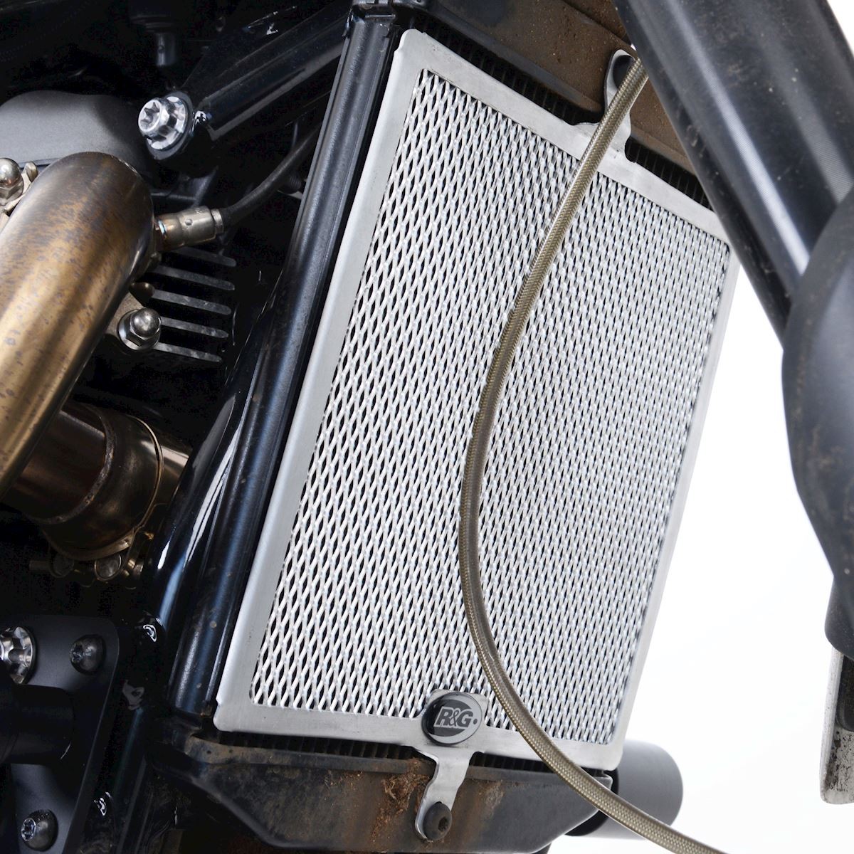 R&G Racing griglia protezione radiatore acqua in alluminio per TRIUMPH SCRAMBLER 1200 XC 2019-2023