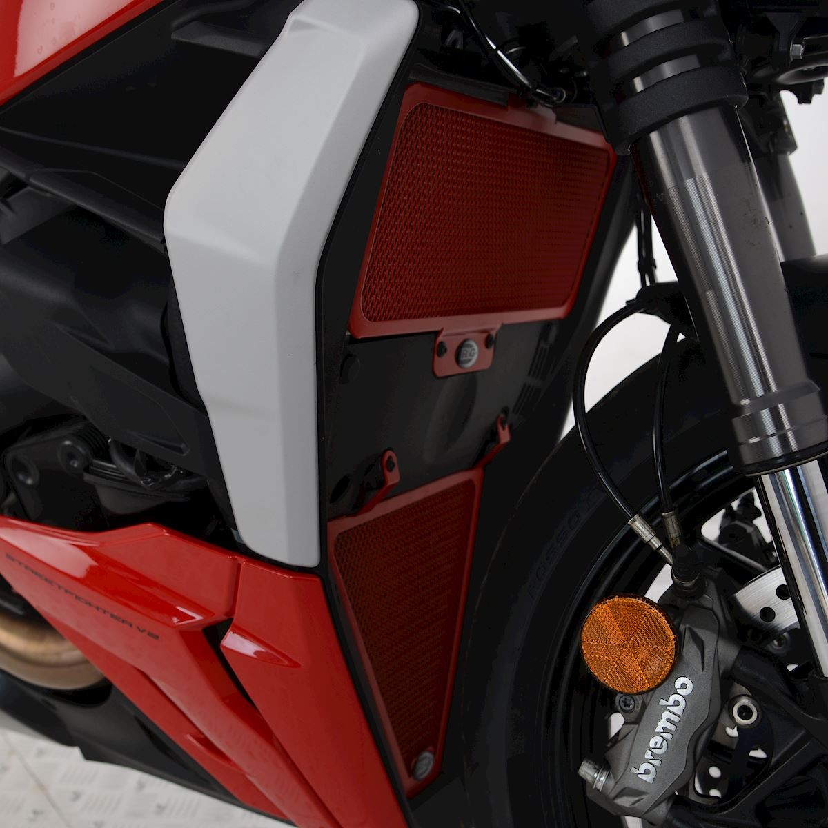 R&G Racing griglia protezione radiatore acqua in alluminio per DUCATI STREETFIGHTER V2 2022-2023