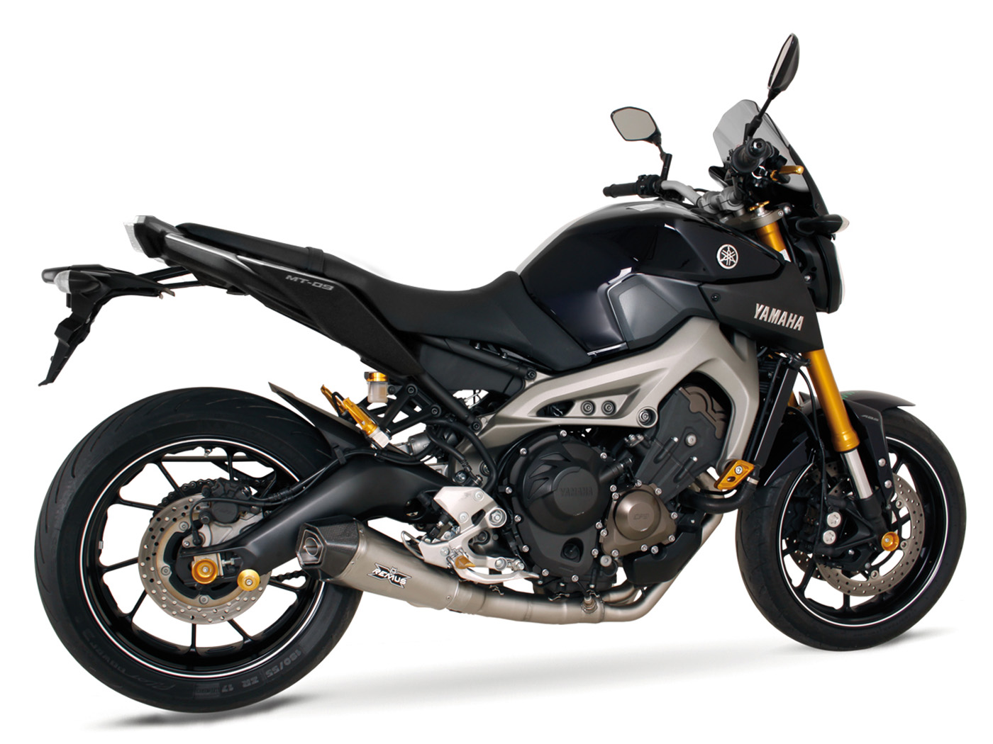 Scarico completo Remus Hypercone titanio omologato per YAMAHA TRACE 900 2016-2020