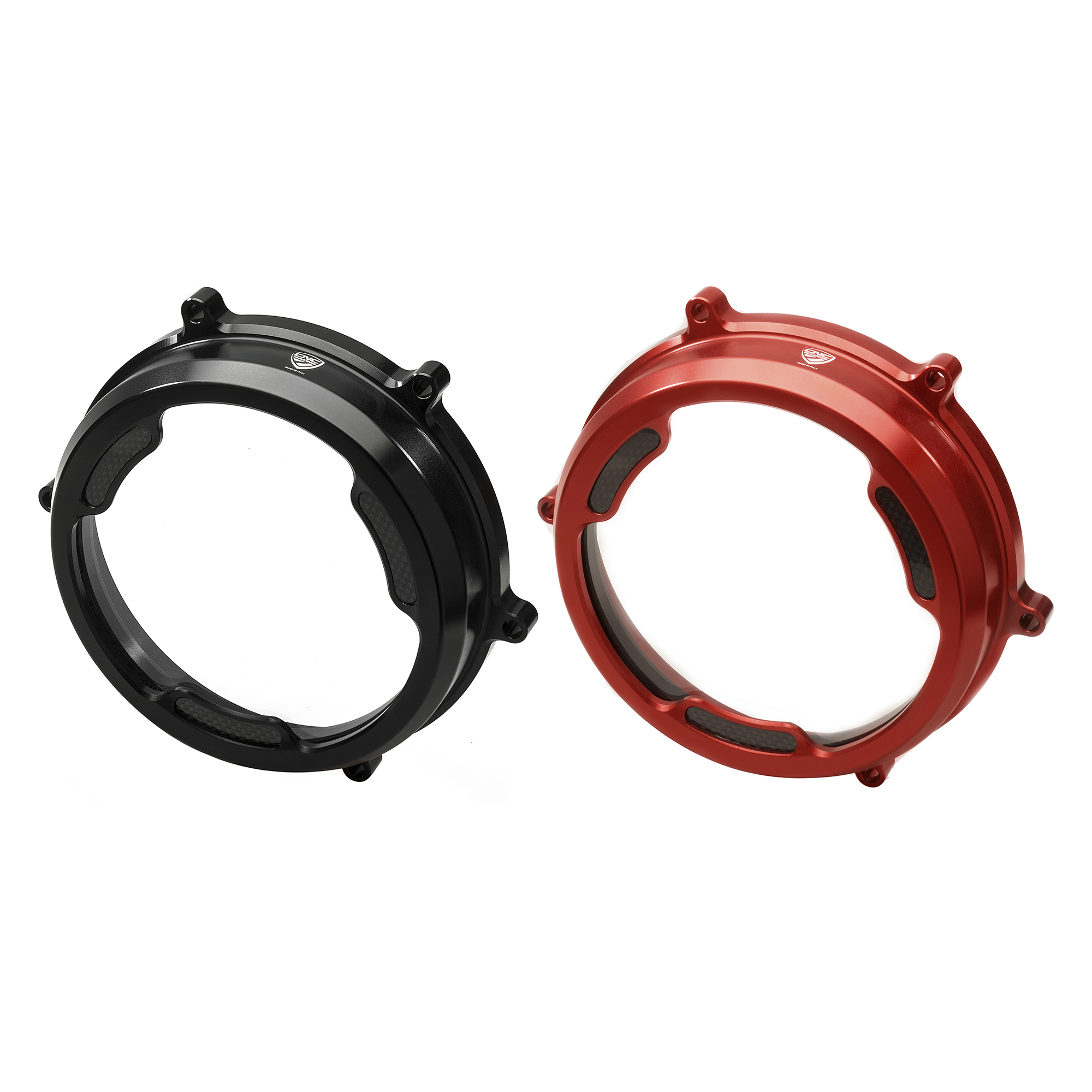 Carter trasparente CNC Racing con inserti in carbonio per frizioni ad olio per DUCATI PANIGALE 1199 /R/S 2012-2014