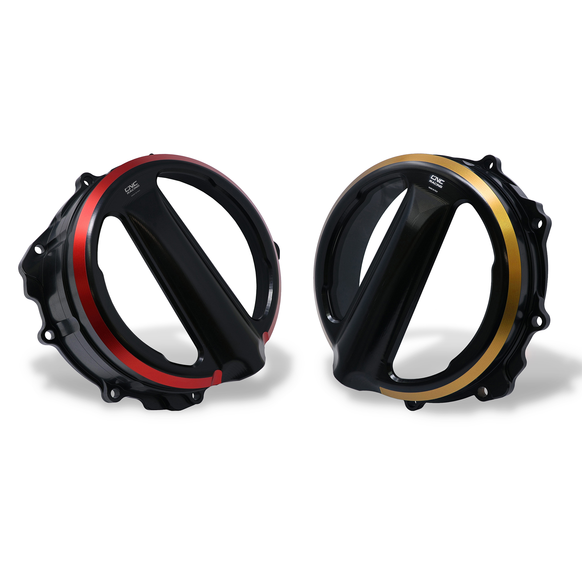 Carter frizione trasparente Bicolor CNC Racing per comando a filo per MV AGUSTA BRUTALE 675 2012-2015