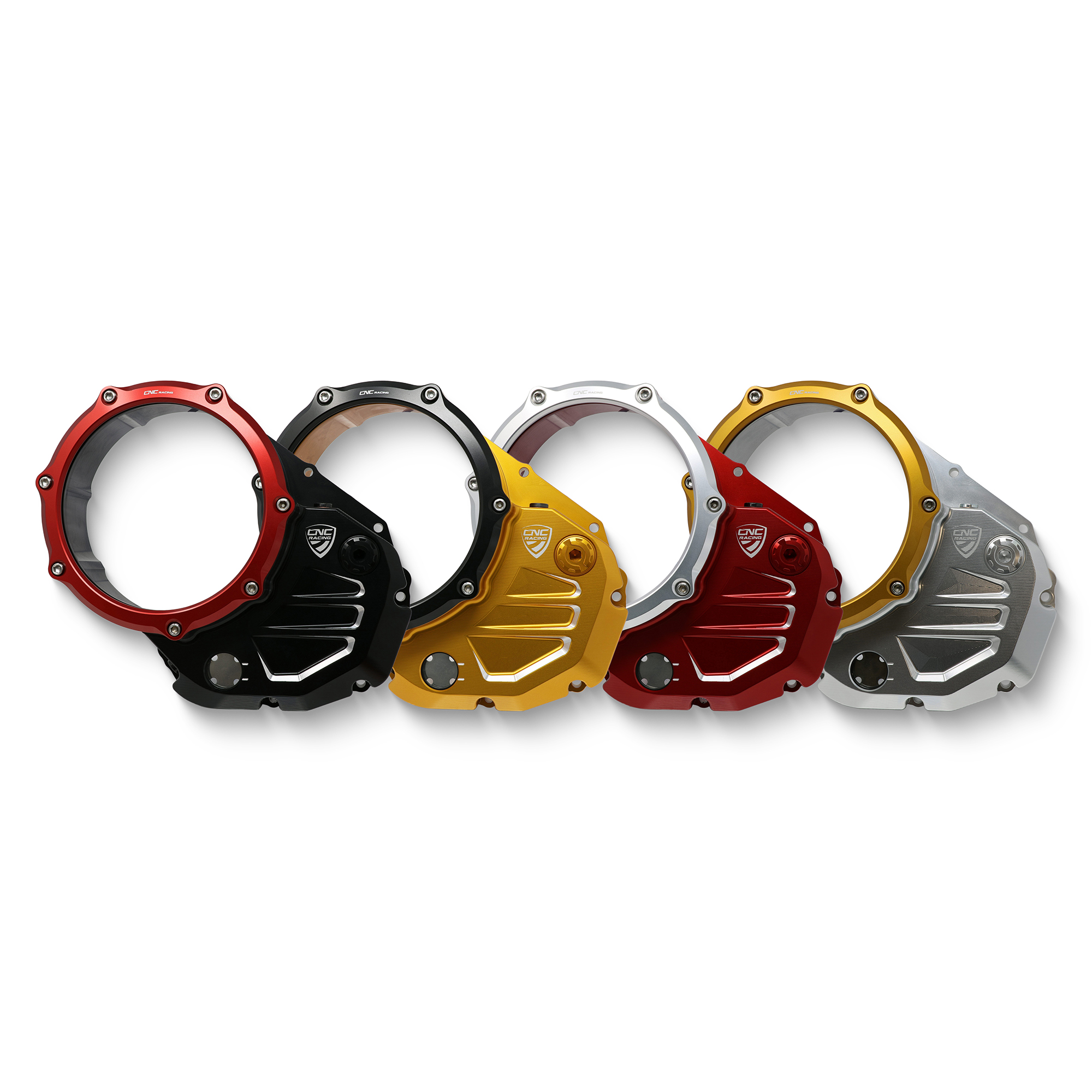 Carter trasparente CNC Racing Bicolor per frizioni ad olio per DUCATI HYPERMOTARD 939 /SP 2016-2018