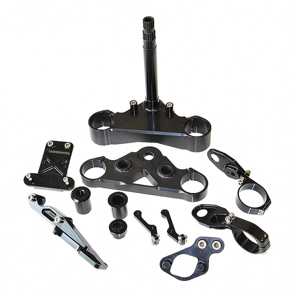Kit piastra forcella per montaggio forcella Ohlins FG 620/FG 621 per TRIUMPH BONNEVILLE 1200 T120 2016-2020