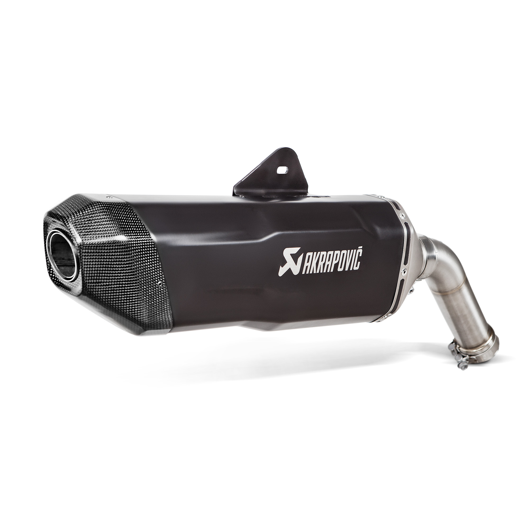 Silenziatore omologato Akrapovic Titanio nero con fondello in carbonio per BMW F 900 GS ADVENTURE 2024-2025