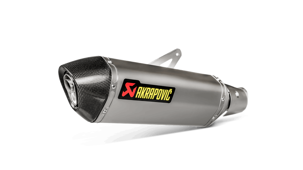 Silenziatore omologato Akrapovic Titanio con fondello in carbonio per KAWASAKI NINJA 400 2023-2024