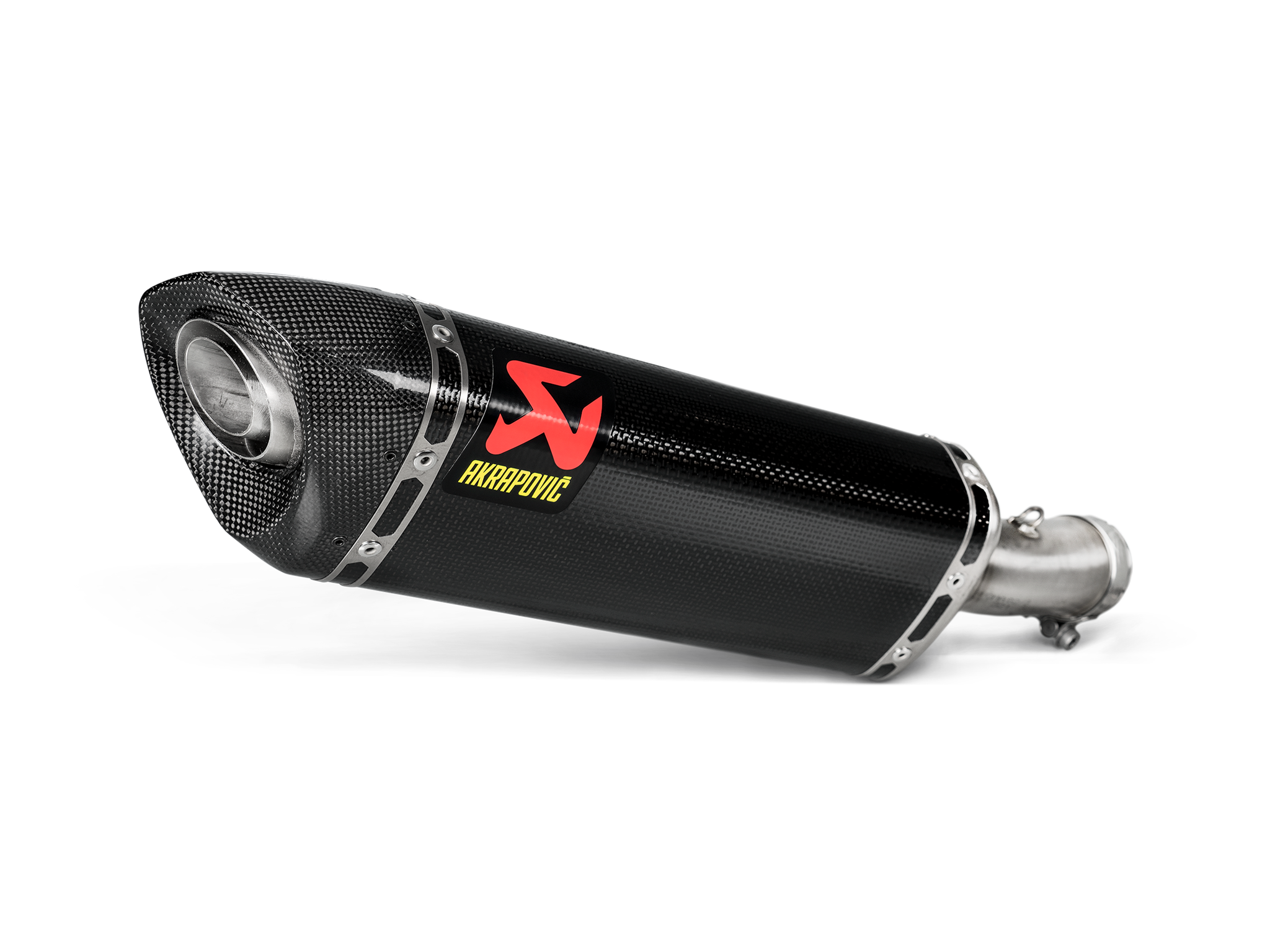 Silenziatore racing Carbonio con fondello in carbonio Akrapovic per KAWASAKI Z 400 2023-2025