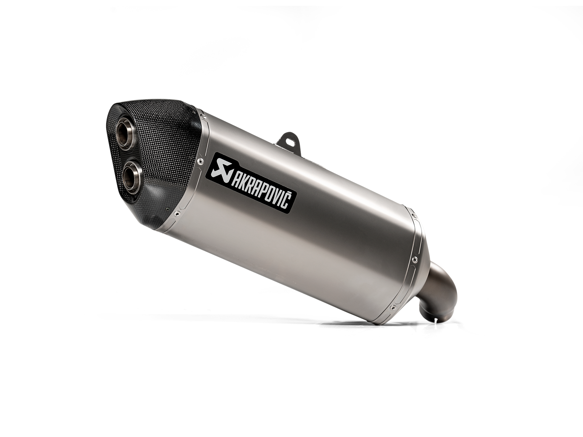 Silenziatore omologato Akrapovic Titanio con fondello in carbonio per SUZUKI DL 1000 V-STROM 2015-2019