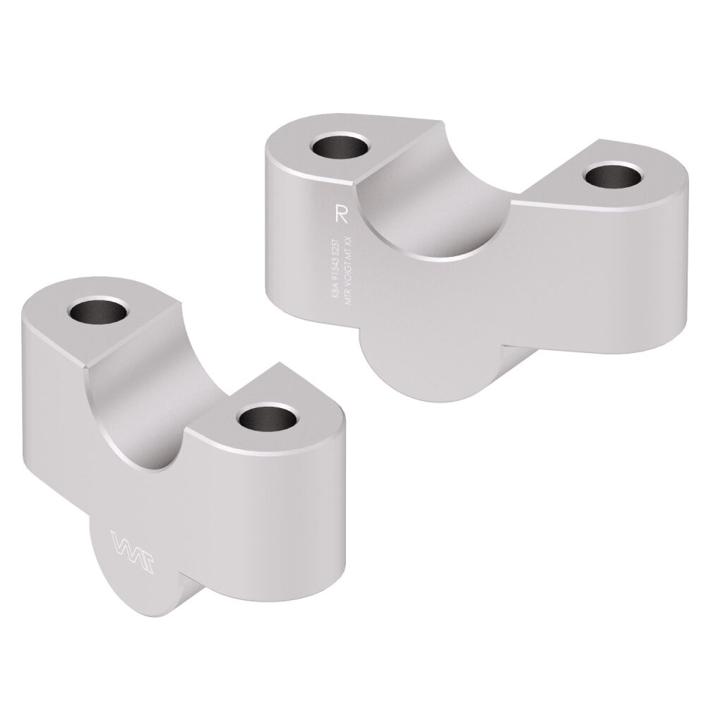Riser manubrio rialzati 25 mm per TRIUMPH STREET TWIN 900 2015-2021