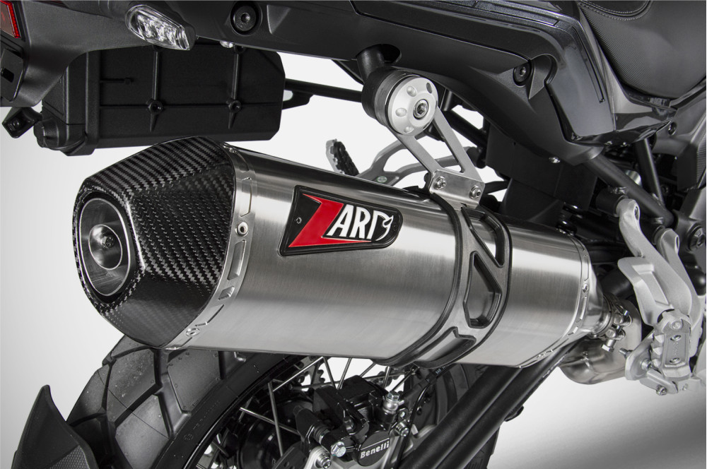 Slip-on Zard In acciaio inox euro5 omologato per BENELLI TRK 502 2021-2022