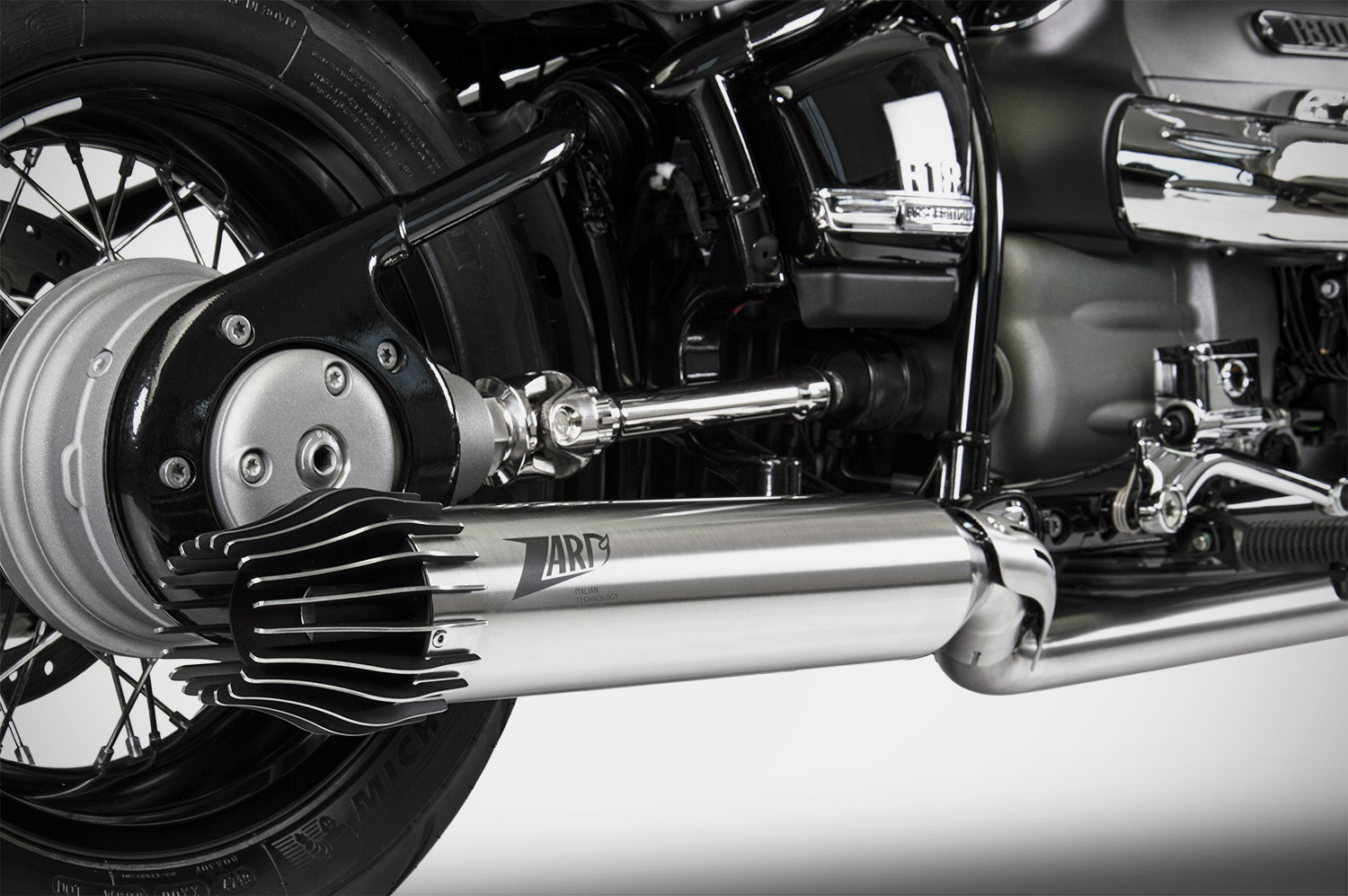 Kit completo zard 2>2 Acciaio inox racing per BMW R18 2020-2023