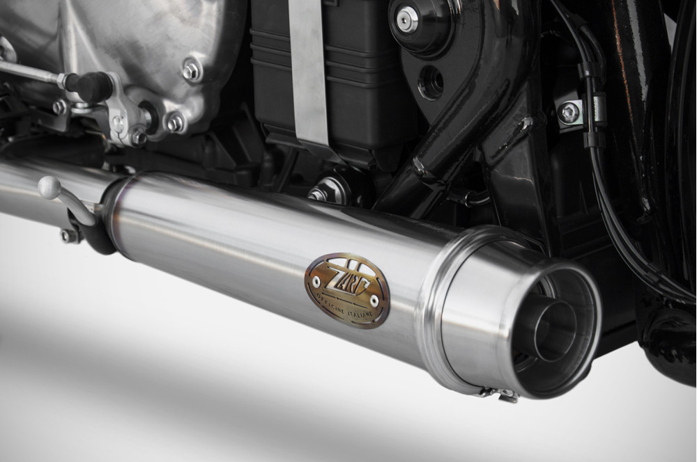 Silenziatori Zard in acciaio inox Euro4 omologato per TRIUMPH BOBBER 1200 2017-2020