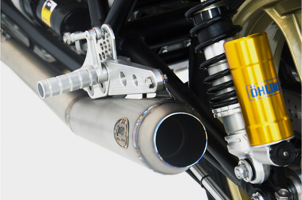 Kit Completo Zard 2>2 Acciaio Inox Racing Nero per MOTO GUZZI LE MANS 1976-1981 