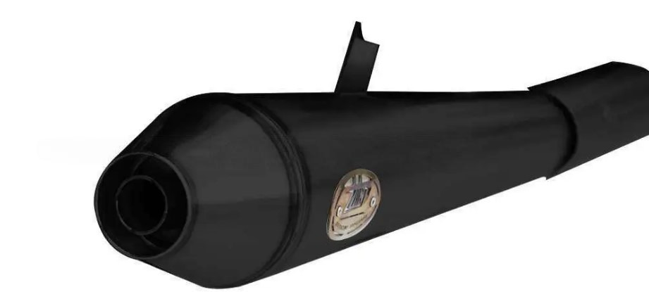 Slip-on Zard Conico Racing Nero per ROYAL ENFIELD BULLET 350 2006-2009