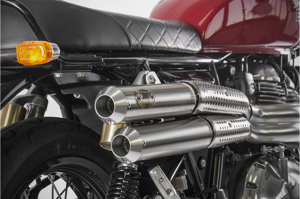 Kit Completo 2>2 Zard Acciaio Inox Racing per ROYAL ENFIELD CONTINENTAL GT 650 2019-2023