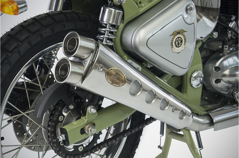 Slip-on Zard Acciaio Inox Racing per ROYAL ENFIELD BULLET 500 TRIALS 2019-2020