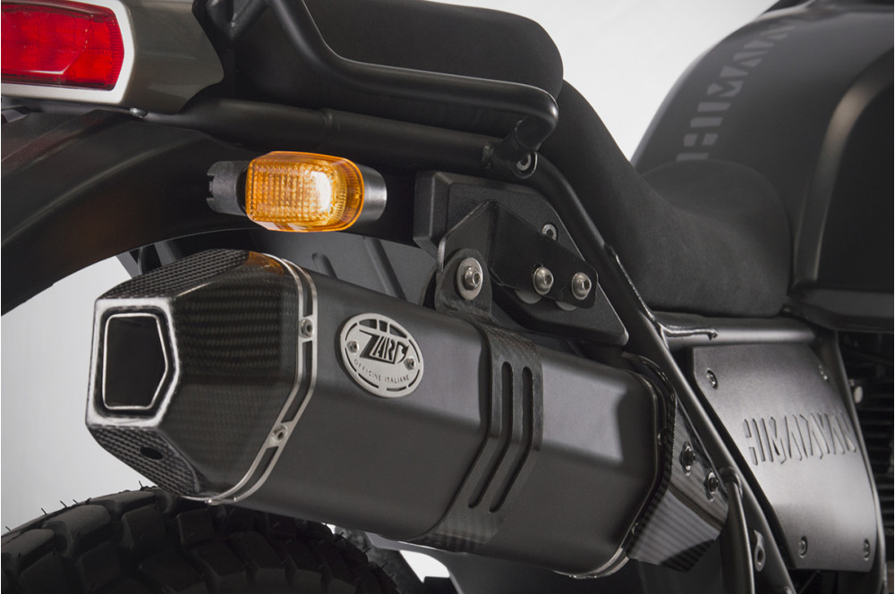 Slip-On Zard "PENTA HIGH" Acciaio Inox Nero Euro5 omologato per ROYAL ENFIELD HYMALAYAN 410 2021-2023