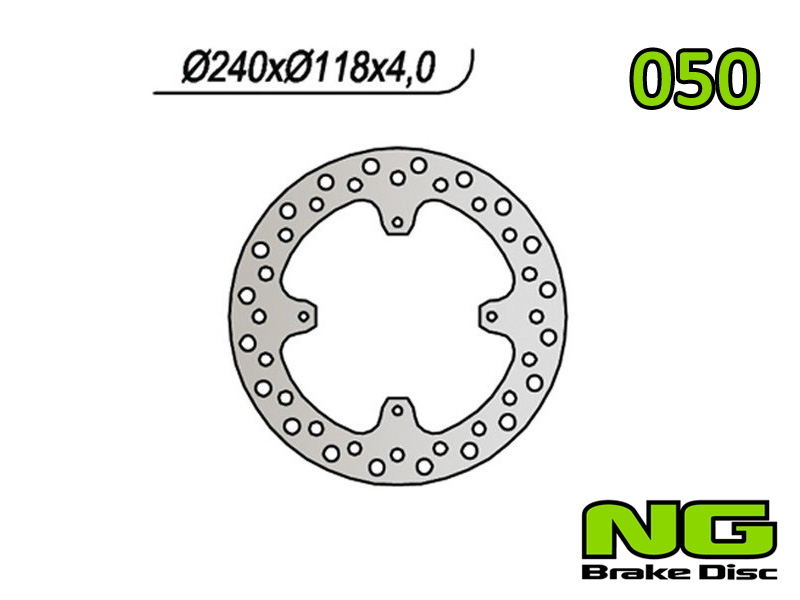Disco freno anteriore fisso NG Brakes per HONDA CRF 230 F 2011-2013