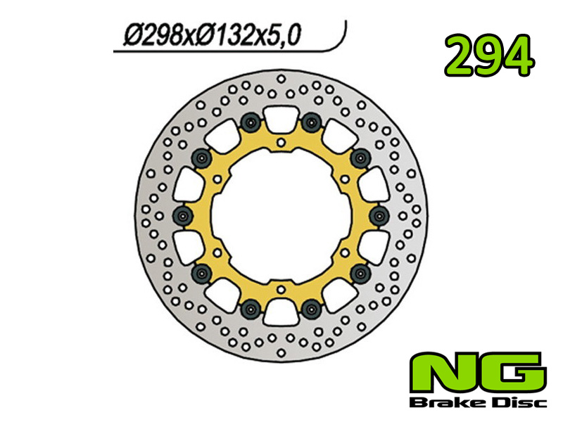 Disco freno anteriore flottante NG Brakes per YAMAHA YZF 1000 R1 1998-2003