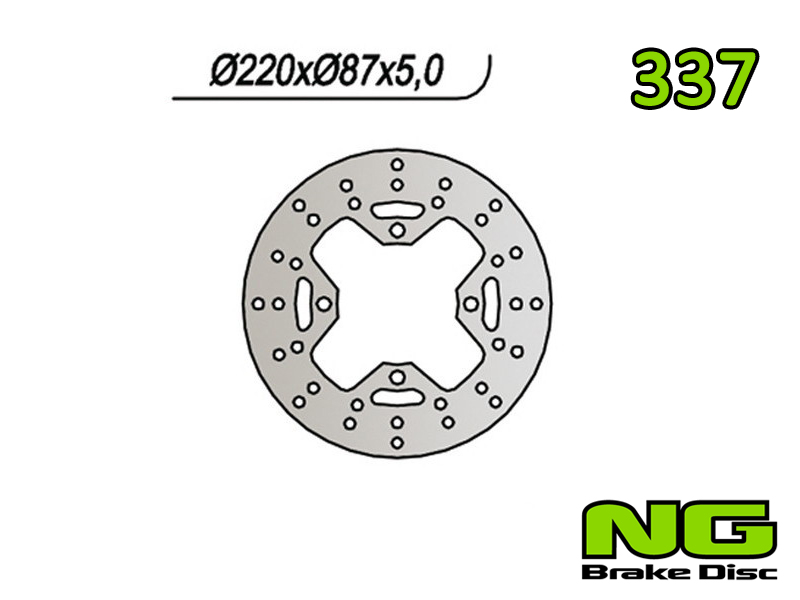 Disco freno posteriore fisso NG Brakes per CAGIVA V-RAPTOR 650 2000-2007