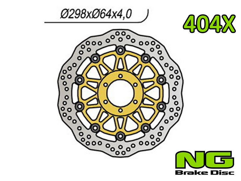 Disco freno anteriore flottante wave NG Brakes per APRILIA RST 1000 FUTURA 2001-2004