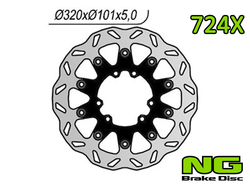 Disco freno anteriore flottante wave NG Brakes per HONDA CRF 250 R 2004-2017