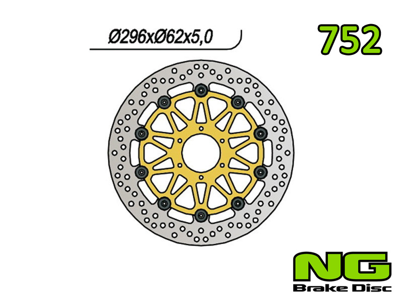 Disco freno anteriore flottante NG Brakes per HONDA CBR 600 F4 1999-2000